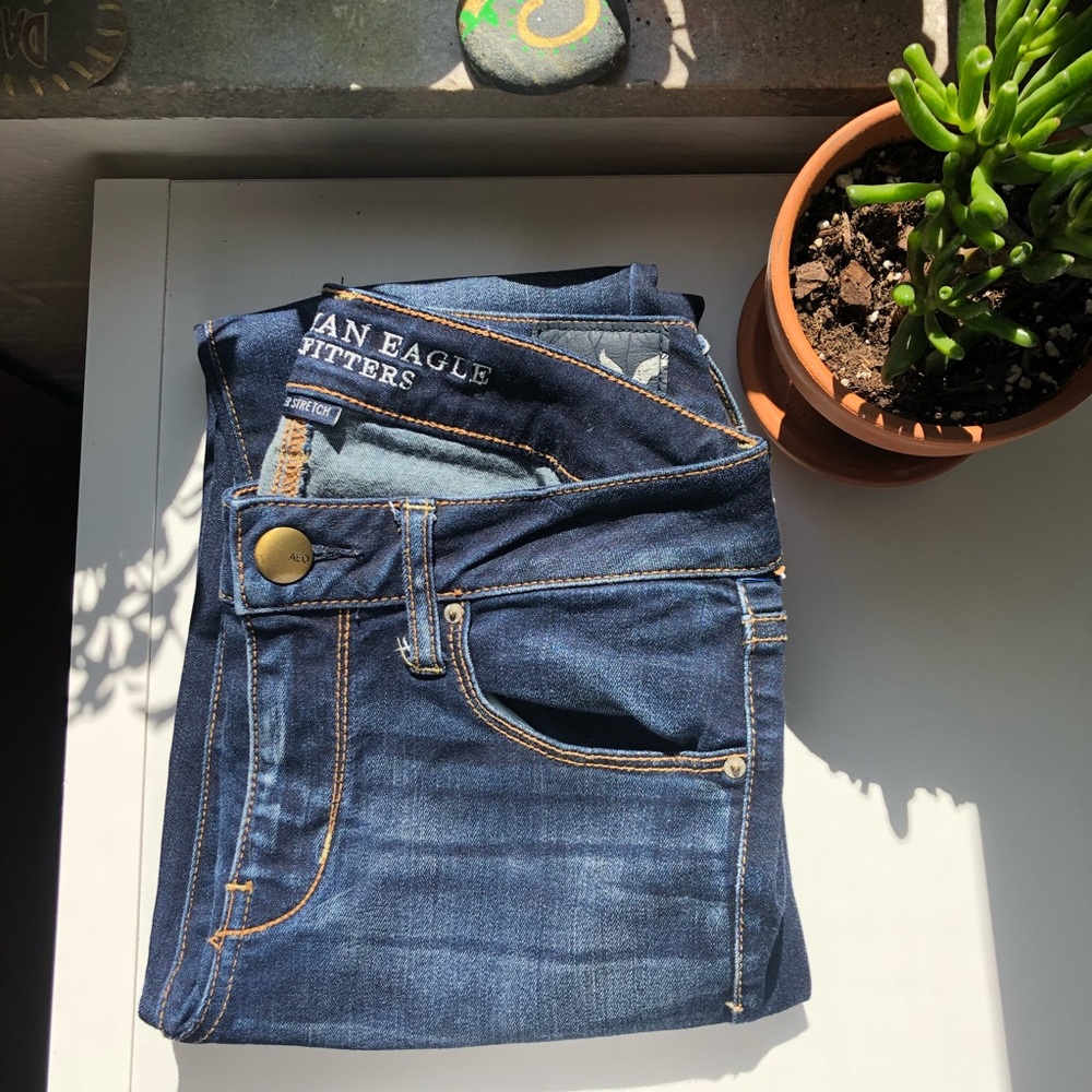 American eagle skinny jeans size 4
